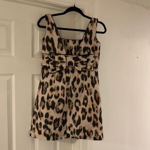 Valentino Leopard Print Dress